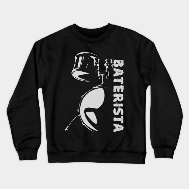 Baterista Crewneck Sweatshirt by drummingco